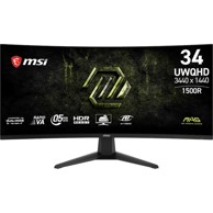 MSI Gaming monitor MAG 346CQDF E20, 34", 3440 x 1440, crni